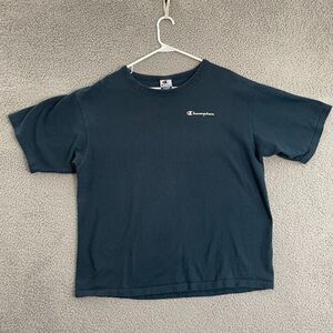 Vintage 90s Champion Shirt Men XL Navy Short‎ Sleeve Tee